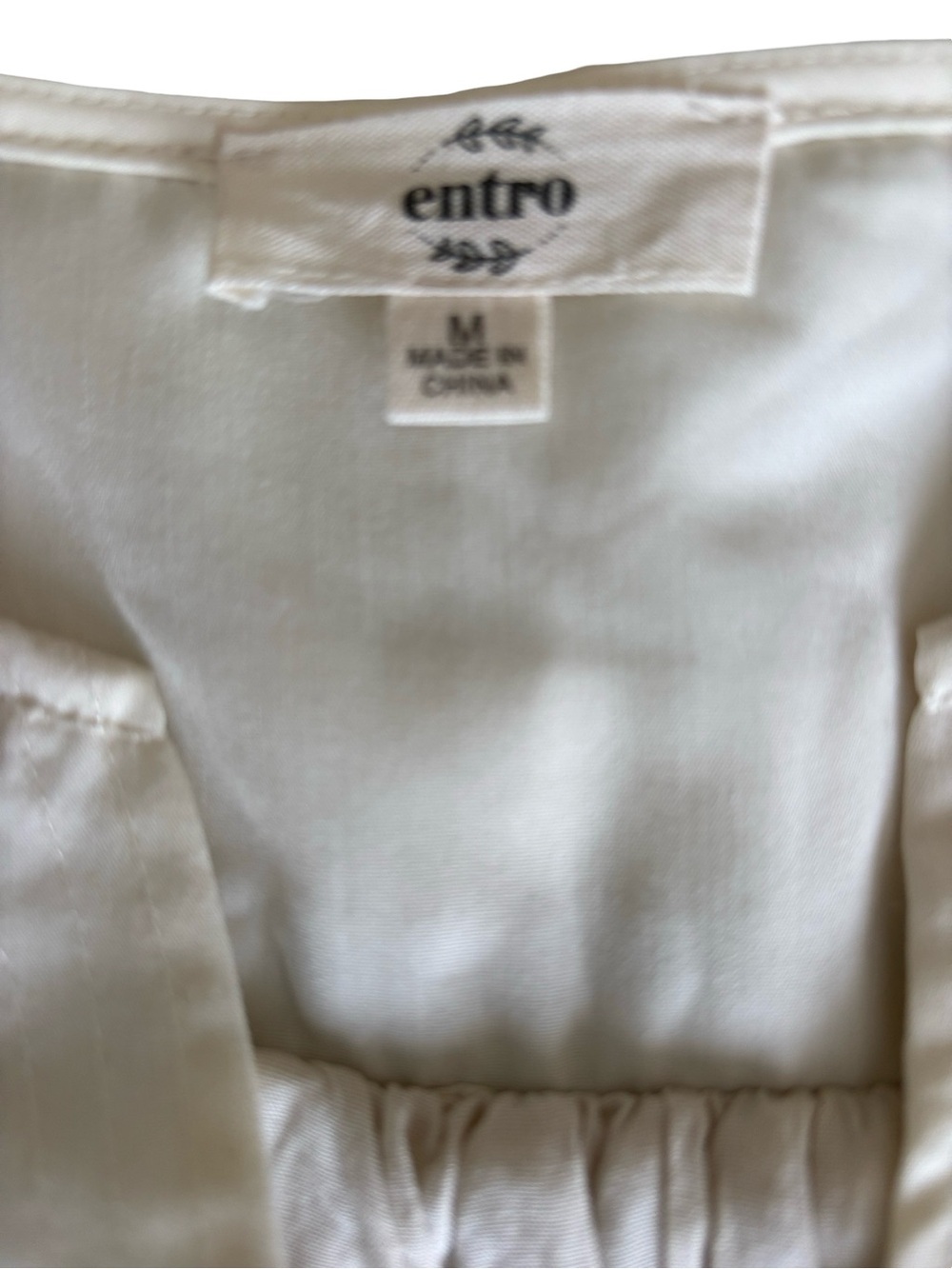 Entro Drop Waist Dress Ivory Black Medium Boutique - Picture 3 of 10